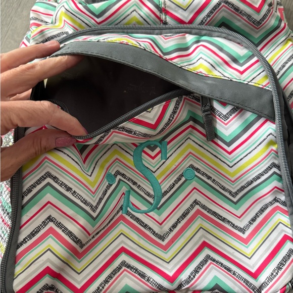Thirty One Backpack with Initial S - Picture 8 of 9